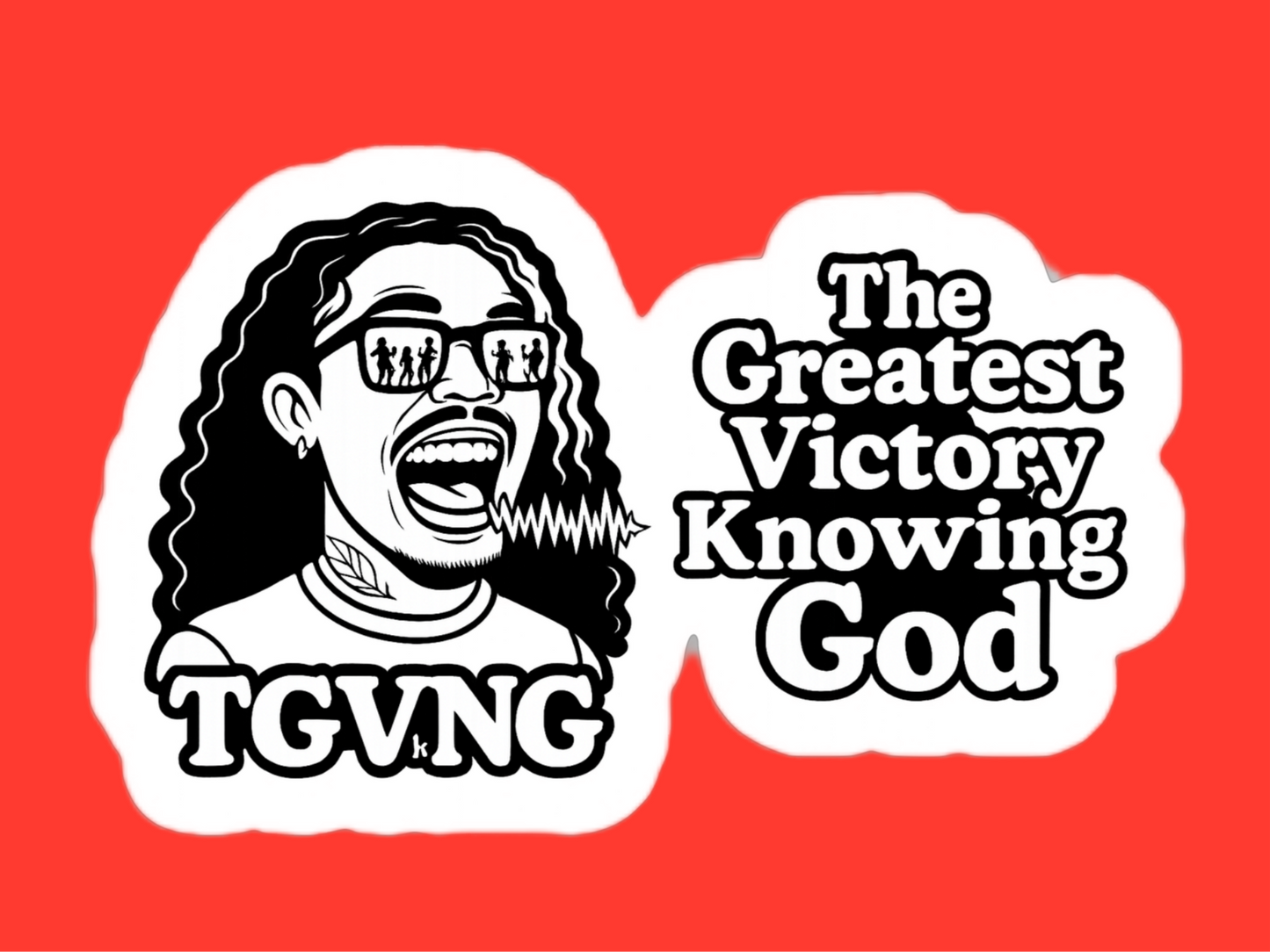 TGVNG STICKERS ( BLK & WHITE )